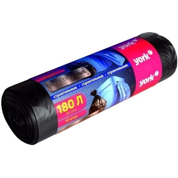Мешок строительный для мусора York 180 л. (10 шт.) 9281030056