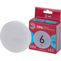 Лампочка ЭРА RED LINE LED GX-6W-840-GX53 R