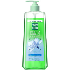 Шампунь ЧИСТАЯ ЛИНИЯ Объем и сила пшениц, 750 мл