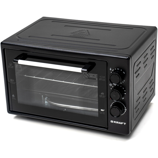 Мини-печь KRAFT KF-MO 3800 BL