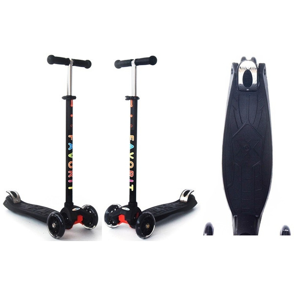 Самокат Favorit Maxi S00018 (черный)