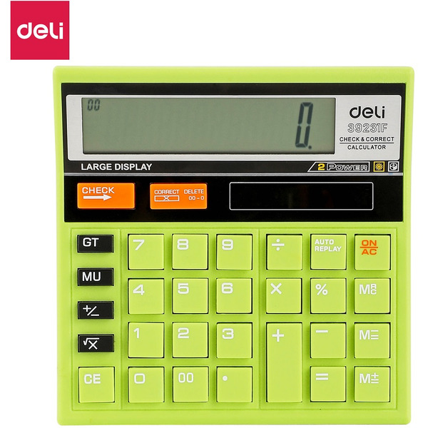 Калькулятор DELI 39231FGREEN