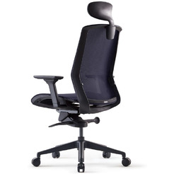 Кресло Bestuhl J15 (черн. рама,спинка-сетка, сид-сетка,темно-серый)