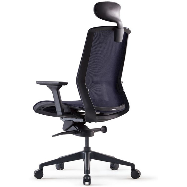 Кресло Bestuhl J15 (черн. рама,спинка-сетка, сид-сетка,темно-серый)