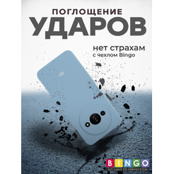 Бампер Bingo Silicone Case XIAOMI Redmi A3/POCO C61 Бирюзовый