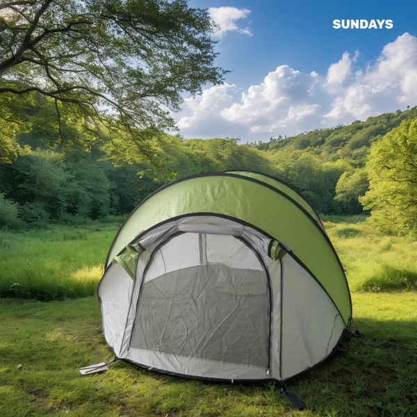 Палатка Sundays ZC-TT102-3 (зеленый/светло-серый)