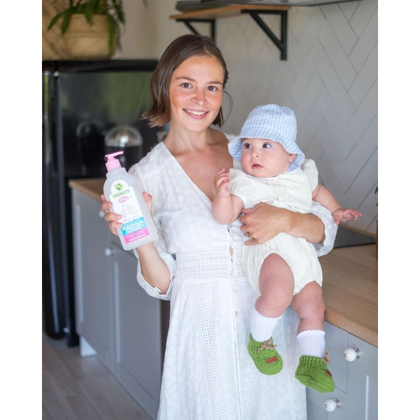 Средство для посуды, детских игрушек и бутылочек SYNERGETIC антибактериальное, гипоаллергенное, без запаха, 0,5л (103054)