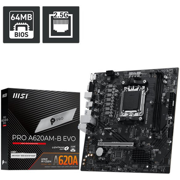 Материнская плата MSI Pro A620AM-B EVO