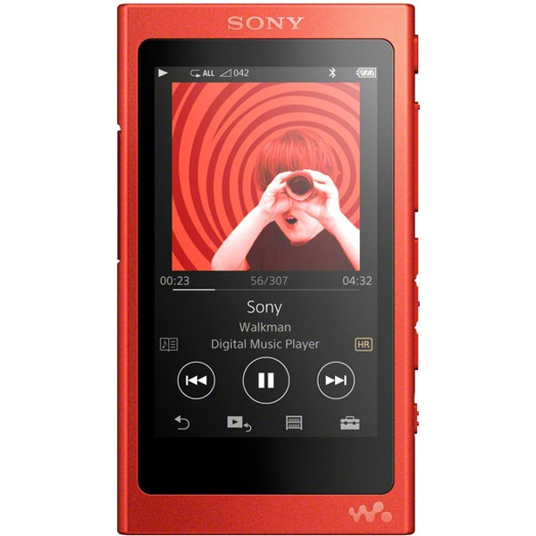 MP3 плеер SONY NW-A35HN, 16 Гб, красный