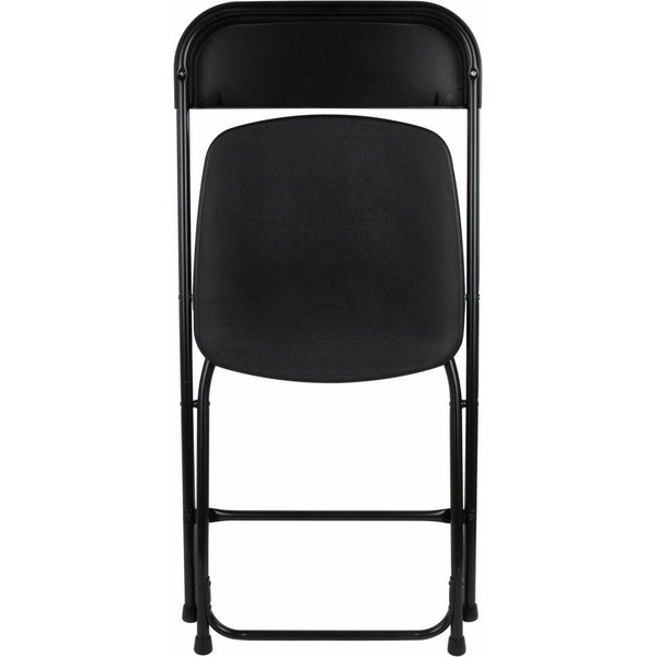 Стулья складные BRABIX Golf CF-002 (КОМПЛЕКТ 4 шт., черный каркас, пластик черный) 533030