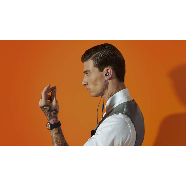 Наушники с микрофоном PHILIPS SHE4305BL