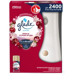 Освежитель воздуха Glade Automatic Пион и сочные ягоды 269мл 8991162608