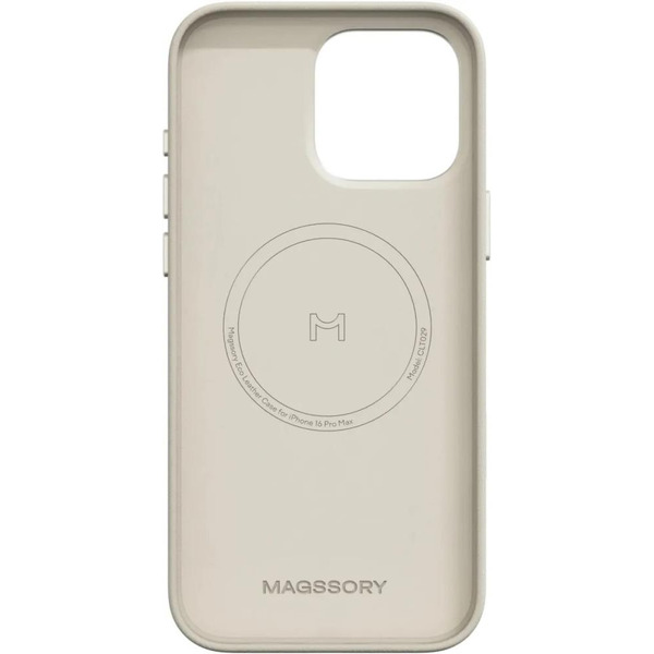 Чехол для смартфона Magssory Eco Leather Case Ivory для iPhone 16 Pro Max CLT029i