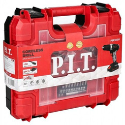 Набор электроинструментов P.I.T. PSR18-D5 + PWS125-C6 (шуруповерт, болгарка)
