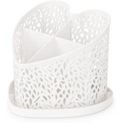 Сушилка для столовых приборов Альтернатива Сердце М6252 (белый)