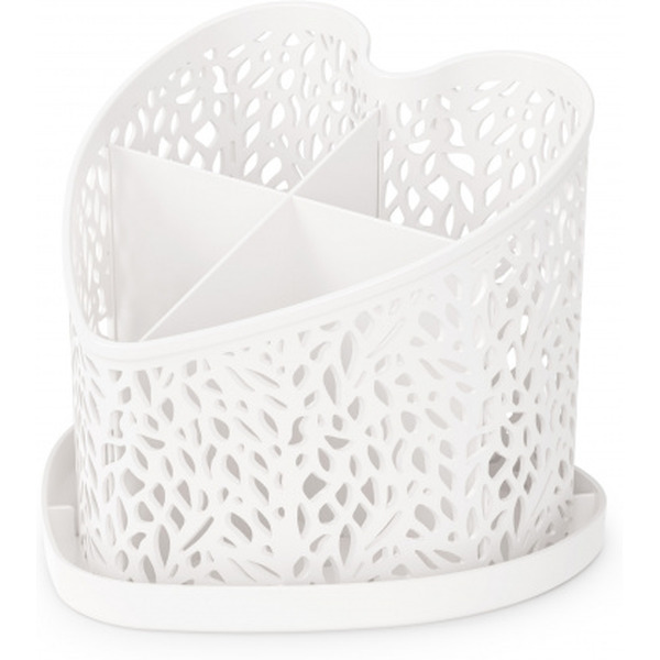 Сушилка для столовых приборов Альтернатива Сердце М6252 (белый)