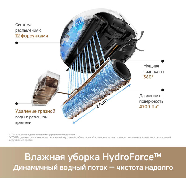 Робот-пылесос Trouver Robot Vacuum S70 Roller White RLZ12SE