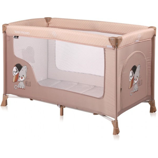 Манеж-кровать LORELLI San Remo 1 (Beige Cool Cat)