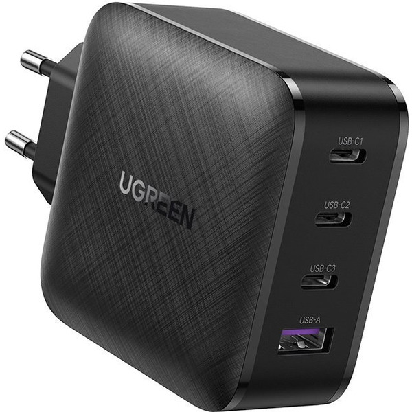 Сетевое зарядное Ugreen CD224-70774 (черный)