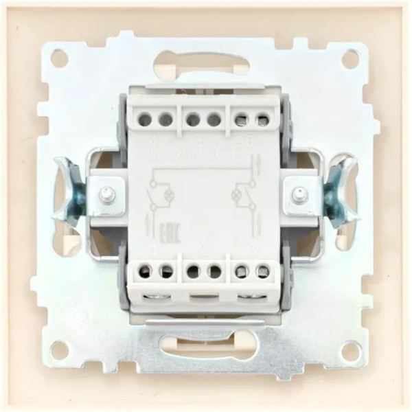 Выключатель EKF PROxima Валенсия EWV10-123-20 (кремовый)