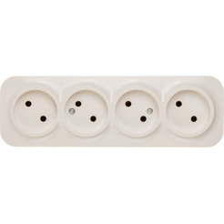 Розетка Leiden Electric Bailly 806030 (бежевый)
