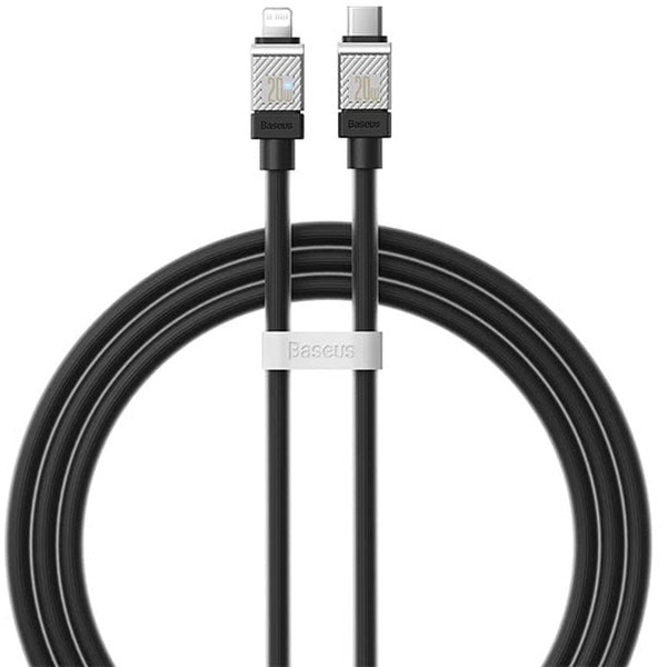 Кабель Baseus CoolPlay Series Fast Charging Cable Type-C to Lightning 20W CAKW000001 (1, черный)