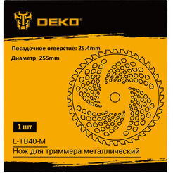 Нож для триммера Deko L-TB40-M 084-2024