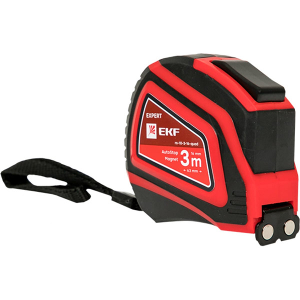 Рулетка EKF Expert РС-10 Autostop Магнит rs-10-3-16-quad (16ммx3м)