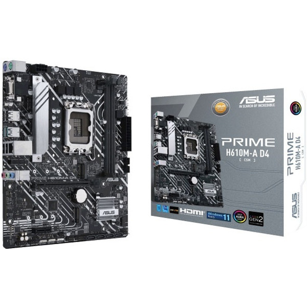 Материнская плата ASUS Prime H610M-A D4-CSM
