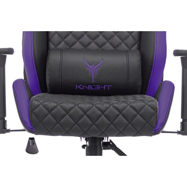 Кресло игровое Knight Outrider (1685571) черный/фиолетовый