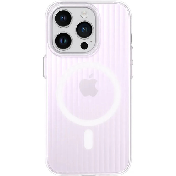 Задняя накладка CASE Translucent Strip Apple iPhone 14 Pro (белый)