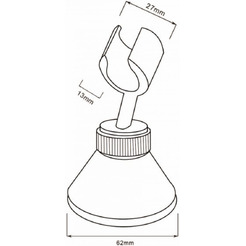 Держатель для душевой лейки AV Engineering AVSSS-054