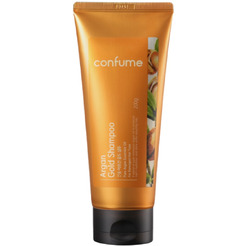 Шампунь для волос WELCOS с золотом и комплексом масел Confume Argan Gold Shampoo, 200 мл