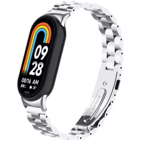 Ремешок Bingo Stainless для XIAOMI Mi Band 8 Серебристый