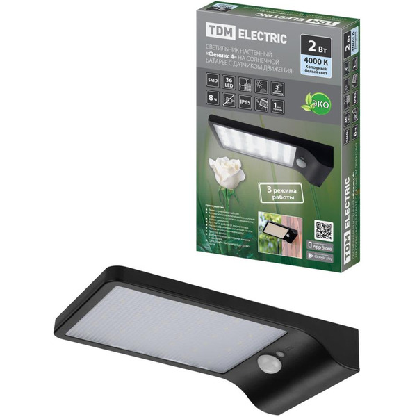 Уличный настенный светильник TDM Electric Феникс 4 SQ0330-0182