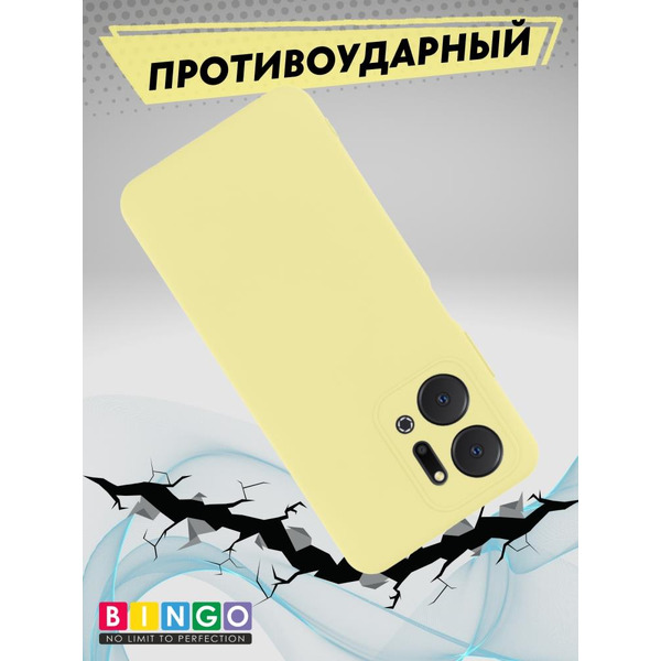 Бампер BINGO Liquid TPU для HONOR X7a/X7a Plus Желтый