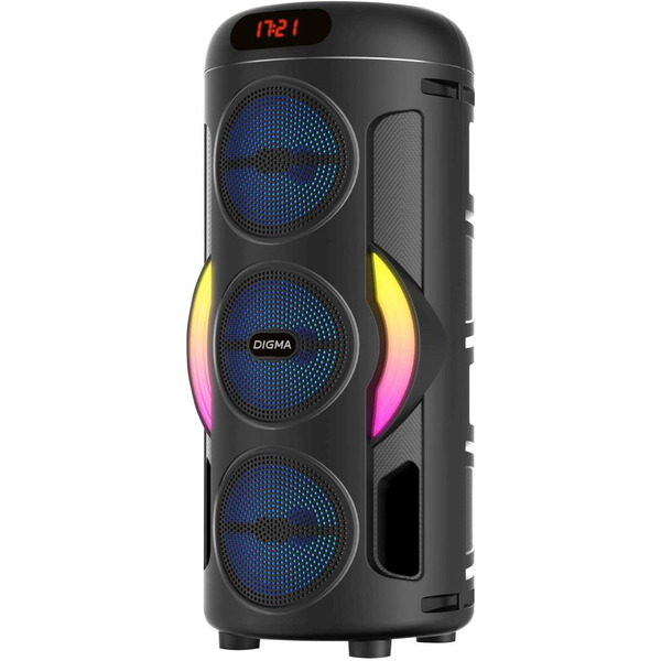 Минисистема Digma D-MC1721 (черный)