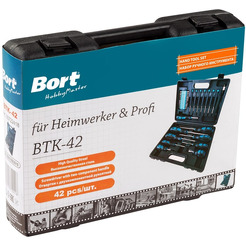 Набор ручного инструмента Bort BTK-42 (93722418)