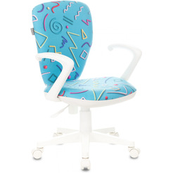 Кресло Бюрократ KD-W10AXSN/STICK-BL (голубой)