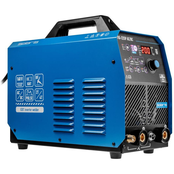 Инверторный аппарат аргонодуговой сварки SOLARIS TIG-225P