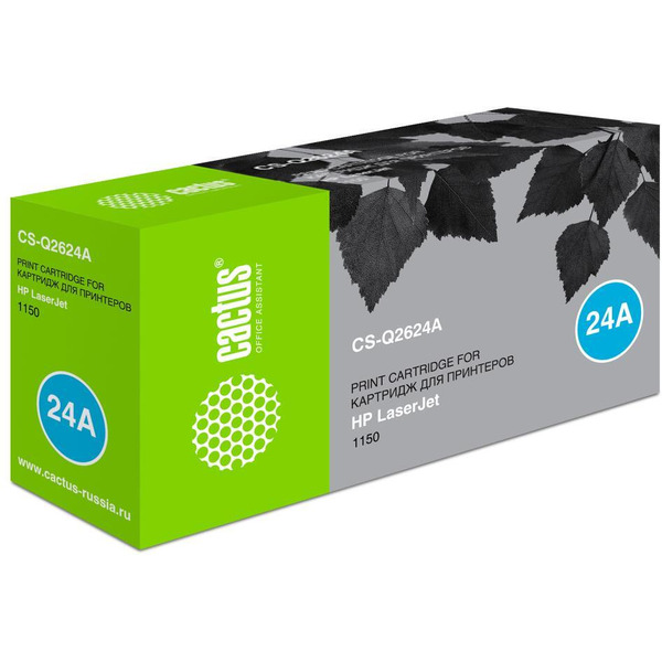 Картридж лазерный Cactus CS-Q2624A Q2624A (черный)