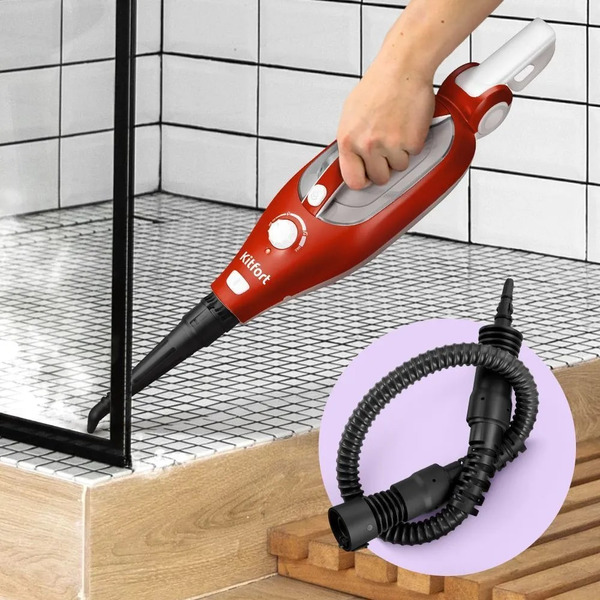 Паровая швабра KITFORT KT-1005-2 красный