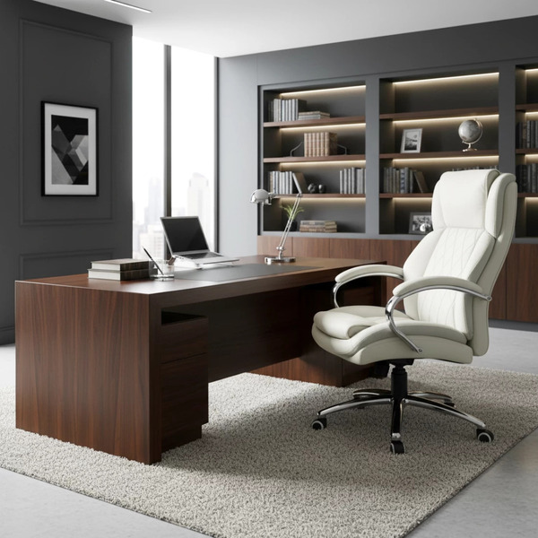 Кресло офисное Situp MARSEL CHROME (экокожа Beige )