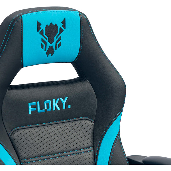 Кресло компьютерное FLOKY VIBE Aqua-Black