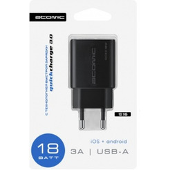 Сетевое зарядное устройство ATOMIC U150 (черный)