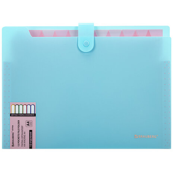 Папка BRAUBERG Extra 271932 (голубой)