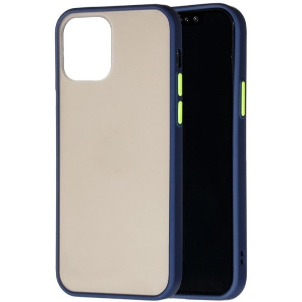 Накладка Case Coated для Apple iPhone 12 Pro (синий)