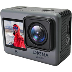 Экшн-камера Digma DiCam 870 (серый)