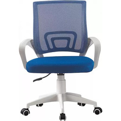 Кресло офисное Mio Tesoro Виола AF-C4021 (голубой/белый пластик)