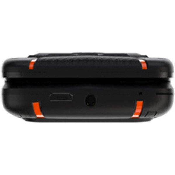Мобильный телефон Maxvi E 10 (черный/оранжевый)
